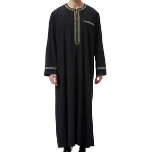 Premium Emirati <b>Thobe</b> Sand Luxury Kandura Traditional Arabic Wear Elegant <b>Mens</b> Jubba Soft Breathable Vintage Islamic Polyester - Product Image 5