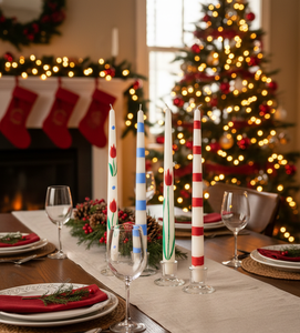 Velas Decorativas Pintadas a Mano, Coloridas y Modernas para Decoración del Hogar (Juego de 4) para San Valentín, Cumpleaños, Pascua, Festividades y Bares - Product Image 2