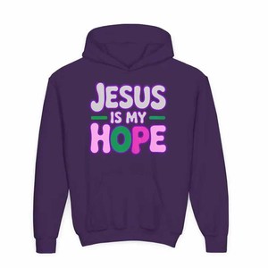 Sudadera con Capucha de la Iglesia Campamento de Esperanza de Jesús, para Hombres, Mujeres y Jóvenes, Sudadera Cristiana de Algodón Francés con Logotipo de Chenille - Product Image 2