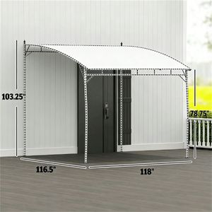 Pabellón de Jardín Gris para Exteriores y Pérgola con Protección Solar, Categoría de Producto: Gazebo - Product Image 6