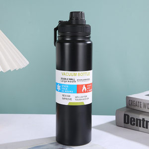 Vaso térmico de acero inoxidable de 600, 800 y 1000 ml, con doble pared y tapa, para viaje, con rendimiento térmico de 24 horas. - Product Image 2