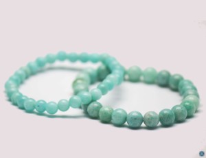 Bracelet en amazonite de pierres précieuses naturelles de qualité supérieure vente chaude pour hommes et femmes et pour le chakra de guérison en gros - Product Image 4