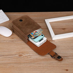 Bolso Bandolera Mini de Cuero PU Vintage, Impermeable y Ligero, para Uso Diario, Negocios y Viajes - Product Image 3