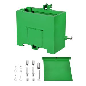 Cassetta di Carico a 3 Punti per Trattore Categoria 1, Capacità 800 libbre, Ricevitore Gancio Traino da 2 Pollici, 4.3 Ft³, Grande Volume, Acciaio Resistente, Accessorio per Camion - Product Image 1