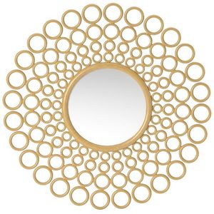 New Modern Wall Mirror Unique Antique Design Iron Vintage with Glass Gold Plated Framed At Wholesale Prices - Product Image 3