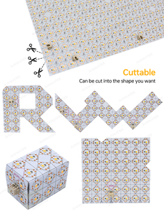 Pannello <span class=keywords><strong>LED</strong></span> Flessibile Raymates con Retroilluminazione, Tagliabile, Certificato UL, Garanzia di 5 Anni, per Piani di Lavoro in Marmo - Product Image 5
