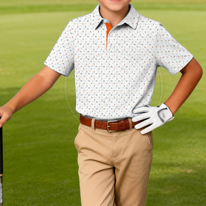 Camisetas de Polo de Golf Juveniles de Primera Calidad a Precio de Mayoreo con Tejido de Punto Fino, Costuras Reforzadas y Cuello Plano - Product Image 3