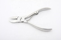 Échantillon Gratuit Coupe-ongles Pédicure en Acier Inoxydable avec Logo Personnalisé, Pince à Ongles de Pied à Ressort et Manche Lisse