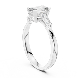 Bague de promesse simple Chic Haven 10K pour petite amie en argent sterling gravé sur mesure - Product Image 3