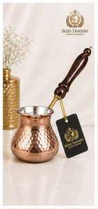 Gold Plated Diamond Pattern Turkish <b>Coffee</b> Pot Cezve Ibrik Lid Crystal Knob Stovetop Milk Warmer Arabic <b>Coffee</b> Maker - Product Image 5