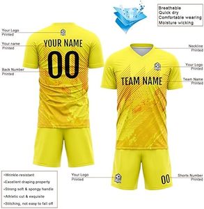 Uniforme de Fútbol de Último Diseño 100% Poliéster, Nuevo Estilo, Uniforme Profesional para Adultos, Calidad Premium, Color Personalizado, Secado Rápido - Product Image 3