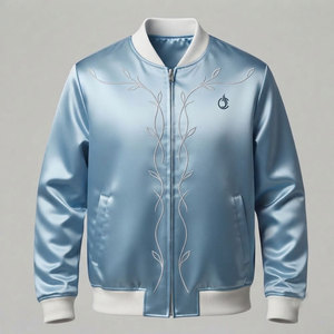 Veste maçonnique d'hiver moderne avec broderie élégante sur le devant, manches longues, coupe confortable, tissu premium, écologique et coupe-vent - Product Image 1