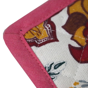 Attractive Printed Design Soft and Durable 160 Gsm Oven Mitts Recycled Cotton Pot Holders for <b>Kitchen</b> Use Exporter in India. - Product Image 5