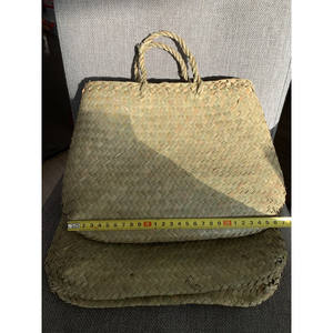 Handmade Woven <b>Tote</b> Beach <b>Bag</b> <b>Straw</b> <b>Bag</b> Seagrass Woven Basic Style Fashion Handbag for Women From Vietnam Factory - Product Image 6