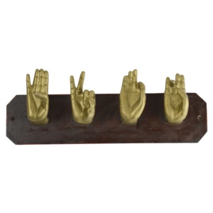 Decorative Copper Colored Bathroom Door <b>Hooks</b> Metal Brass Design for Home Living Room and Cloths Design Wall <b>Hooks</b> - Product Image 3