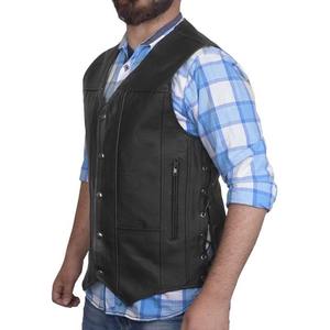 Chaleco de Seguridad para Motociclistas, Talla Grande, de Cuero Genuino, Transpirable, Impermeable y Resistente al Viento, Modelo 2026, Personalizable - Product Image 2