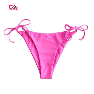 Traje de baño bikini personalizado en oferta, sexy y a la moda, conjunto de bikini y ropa de playa, traje de baño sólido de 2 piezas para mujer - Product Image 2