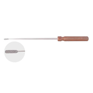 Instrumentos Quirúrgicos Curvos GLENOID RASP Premium para Artroscopia, Instrumentos Dentales Manuales de Acero Inoxidable Alemán, Cirugía General - Product Image 1