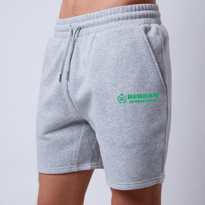 Wholesale Men's Shorts Hot Solid Color Mid Waist Drawstring Casual Wear with Pockets Breathable Knitted Fabric Fleece Shorts - Product Image 4
