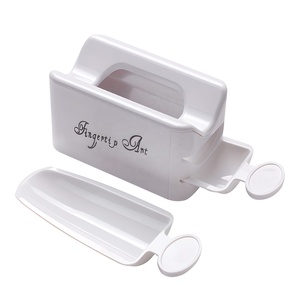 Nail Art Dipping Powder Glitter Saver Catcher Bandeja de reciclaje Estuche de almacenamiento Caja de colección de polvo de <span class=keywords><strong>uñas</strong></span> para herramienta de Arte de <span class=keywords><strong>uñas</strong></span> - Product Image 5