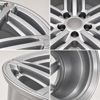 Jantes forgées 6061-T6 à 10 branches en Y, concaves, argent brillant, 18-22 pouces, 5x108 5x112 5x120 pour BMW Audi Mercedes-Benz