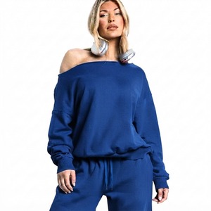 Suéter Personalizado Ecológico para Mujer, Estilo Casual de Lujo, con Logo Frontal, para Otoño e Invierno, de Algodón, para Gimnasio - Product Image 2
