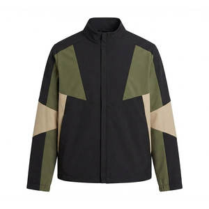 Chaqueta cortavientos con logotipo personalizado, servicio OEM, corte atlético, tela transpirable para protección contra el viento y rendimiento al aire libre - Product Image 1