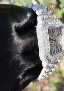 Premium Hip Hop Moissanite Diamond Watch with Full Iced Out Design Luxury Men's Wristwatch for Club Fashion Wedding for Sale - Product Image 2