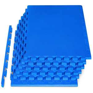Premium Comfort Rubber <b>Interlocking</b> Gym <b>Tiles</b> <b>Floor</b> Mat Solution Rubber <b>Interlocking</b> Gym <b>Tiles</b> Soft Impact Protection - Product Image 1