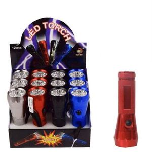 ไฟฉาย LED 12 ชิ้น คละสี ไฟฉายแบบชาร์จไฟได้สำหรับใช้กลางแจ้ง - Product Image 1