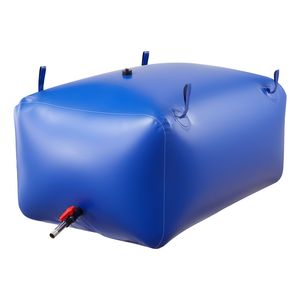 Tanque de Agua Plegable Portátil de Gran Capacidad, 400 L, 0.7 mm, Modelo D0100XU4ZUU, Bolsa de Hidratación, Tanque de Agua de Emergencia de PVC - Product Image 1