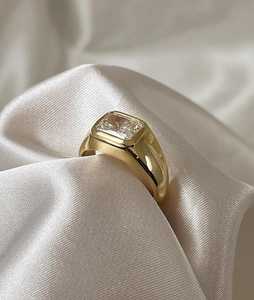 Bagues de fiançailles solitaires en diamant de laboratoire émeraude de 2 carats, serties clos, avec bande conique, alliances de mariage et d'anniversaire en or massif 14K 18K - Product Image 5