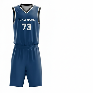 Maillot de basket-ball personnalisé de haute qualité pour hommes, ensemble de sport professionnel respirant et à séchage rapide - Product Image 1