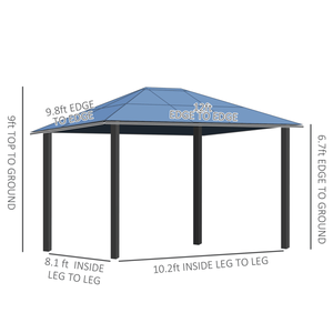Gazebo/Pergola da Giardino con Tettoia, Riparo per Esterni dal Design Elegante - Product Image 3