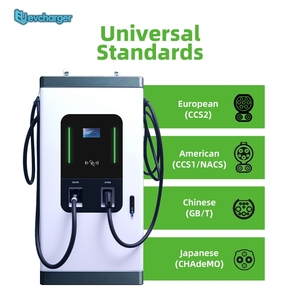 สถานีชาร์จไฟฟ้ากระแสตรงแบบติดตั้งบนพื้น 480kW CCS2 CHAdeMO GBT สีขาว สำหรับรถยนต์ไฟฟ้า byd - Product Image 2