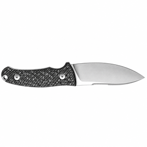 Cuchillos de Caza Profesionales de Hoja Fija con Hoja de Acero de Punta Ancha, Mango con Textura Tejida Negra para Bushcraft y Camping - Product Image 6