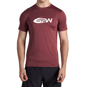 T-shirt de sport OEM pour homme, coupe ajustée, séchage rapide, respirant, col rond, manches courtes, idéal pour la gym – Meilleure vente - Product Image 1