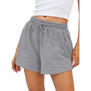 Pantalones cortos informales de gimnasio de lana de algodón para mujer, conjunto de pantalones cortos cómodos para mujer, pantalones cortos de talla grande para mujer 2026 - Product Image 4