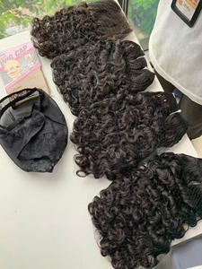 ผมต่อแบบเครื่องจักร ราคาส่ง ผมเวียดนามแท้ 100% ยาว 60 ซม. 1 แพ็ค 100 กรัม ยาว 150 ซม. ซุปเปอร์ดับเบิ้ลดรอน - Product Image 4