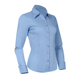 Camisa Formal de Mujer, Corte Entallado, Colores Sólidos, Estilo Slim Fit, con Botones, para Oficina, Negocios, Trabajo, Modelo 2026 HD - Product Image 2