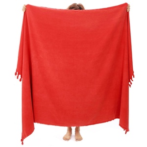 Manta personalizada al por mayor para sofá cama, mantas gruesas y cálidas 100% de algodón turco, manta de viaje de lujo para decoración del hogar - Product Image 6