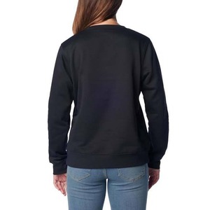 Sweat-shirt personnalisé pour femme en coton épais, sweat-shirt uni à manches longues pour femme - Product Image 2