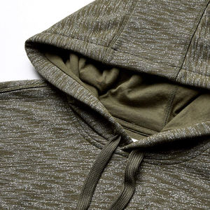 Cotton Hoodie Soft Pullover <b>Sweatshirt</b> Breathable Fabric Adjustable Hood Casual Everyday Wear - Product Image 4
