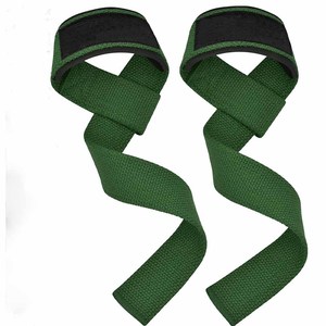TECTO Weightlifting <b>Wrist</b> <b>Straps</b> Adjustable Lifting Grips Bar Support for Powerlifting Gym Training - Product Image 2
