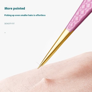 Pinzas de Precisión Antiestáticas de Acero Inoxidable para Pestañas y Cejas, Venta al por Mayor de Fábrica SHEARS BEAUTY - Product Image 4