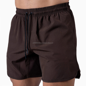 กางเกงขาสั้นสำหรับวิ่งของผู้ชายกางเกงขาสั้นออกกำลังกายแบบ2 in 1แห้งเร็วสำหรับออกกำลังกายในยิม - Product Image 2