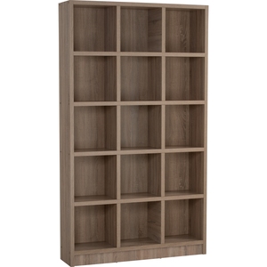 Modern 5 Tier Tall <b>Bookcase</b> Wooden Grain Storage Cabinet <b>Open</b> Shelf Organizer for Living Room Bedroom Home Office - Product Image 1