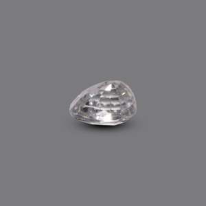 Premium White Cubic Zirconia Loose Gemstone 4 Carat Triangle Heart Oval Cut for Fine Jewelry - Product Image 3