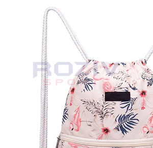 Sac à cordon personnalisé avec impression de logo, de haute qualité, écologique, imperméable, en polyester, sublimation, unisexe, sac à bandoulière - Product Image 3