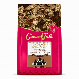 <b>Bakery</b> Dessert Supplies Foodservice & Retail HALAL Compound Dark White Chocolate Chips Cocoa 1KG Private Label Custom Global - Product Image 1